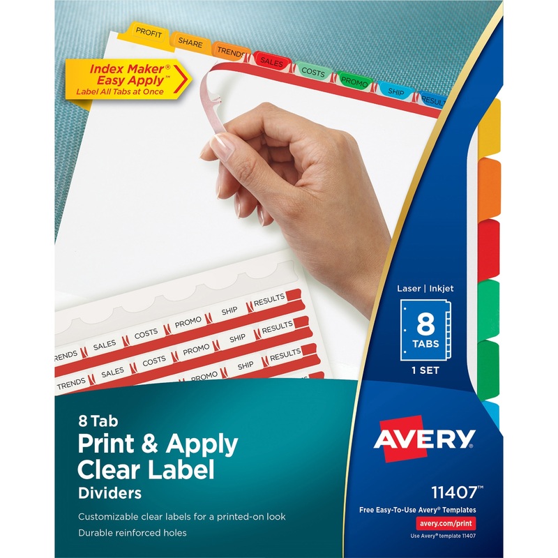 Avery Index Maker Index Divider – AVE11407