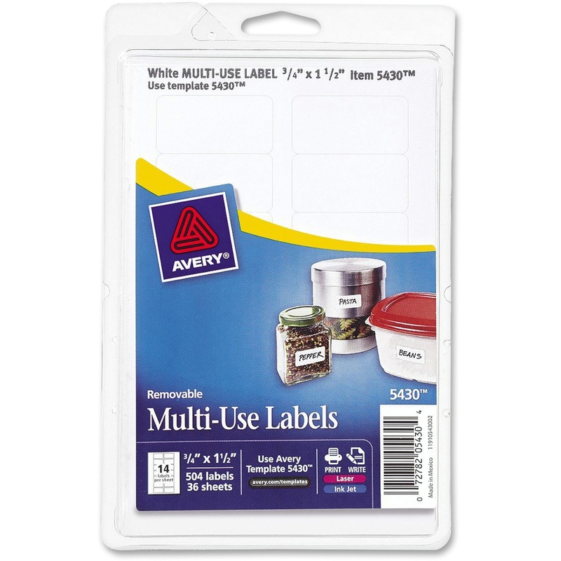 Avery Removable ID Labels – AVE05430