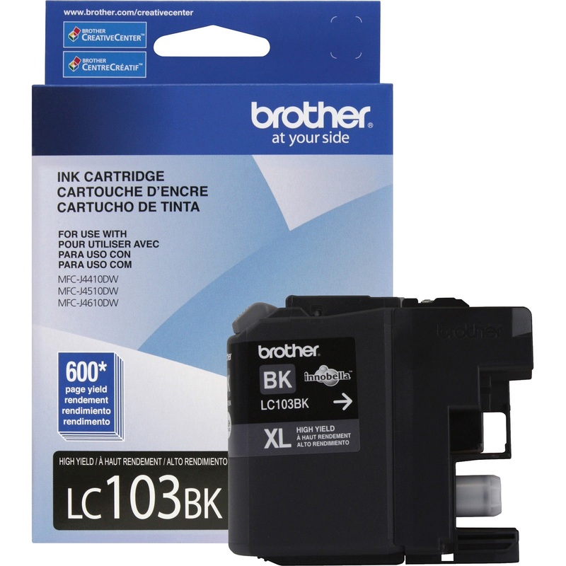 Brother Genuine Innobella LC103BK High Yield Black Ink Cartridge – BRTLC103BK