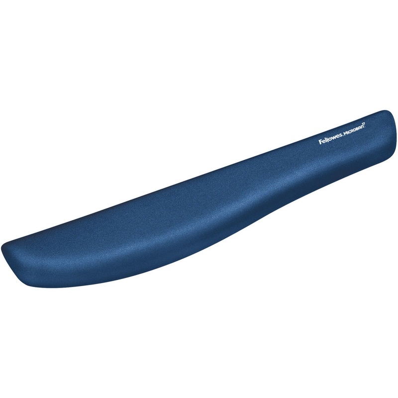 Fellowes PlushTouch Keyboard Wrist Rest with Microban – Blue – FEL9287401
