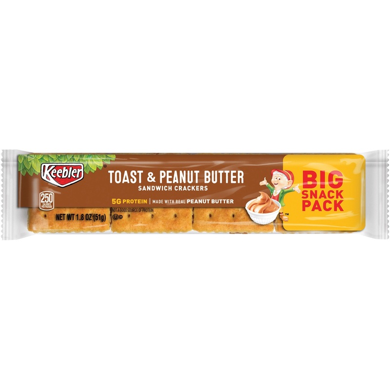 Keebler Toasty Crackers with Peanut Butter – KEB21167