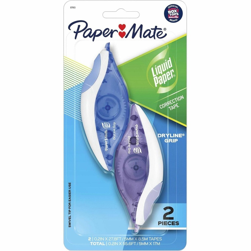Paper Mate Translucent Dryline Grip Correction Tape – PAP87813