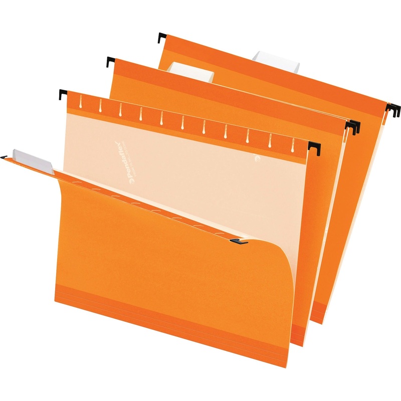 Pendaflex 1/5 Tab Cut Letter Recycled Hanging Folder – PFX415215ORA