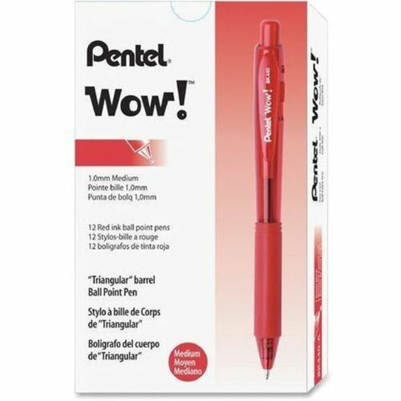 Pentel WOW! Retractable Ballpoint Pens – PENBK440B