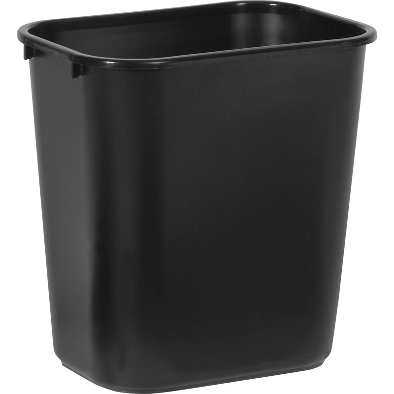 Rubbermaid Commercial 28 QT Medium Deskside Wastebasket – RCP295600BK