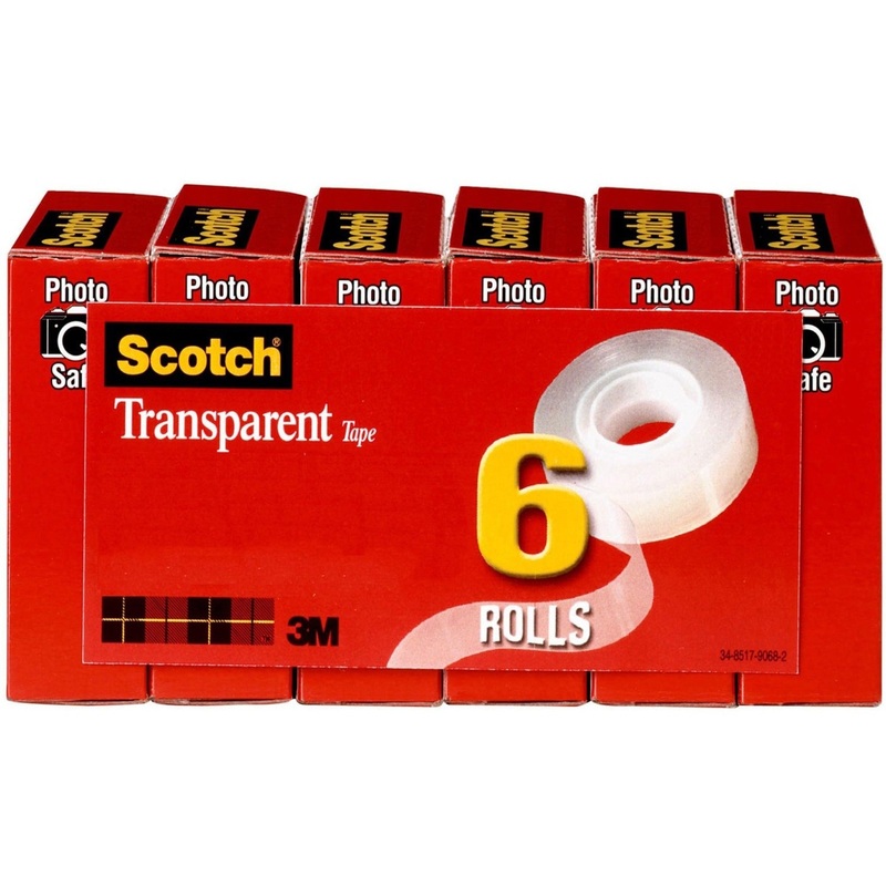 Scotch Transparent Tap – 3/4W – MMM6006PK