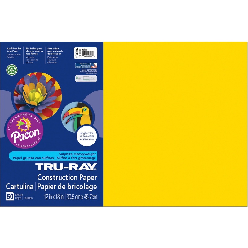 Tru-Ray Heavyweight Construction Paper – PAC103036