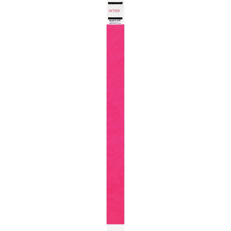Advantus Neon Tyvek Wristbands – AVT91121