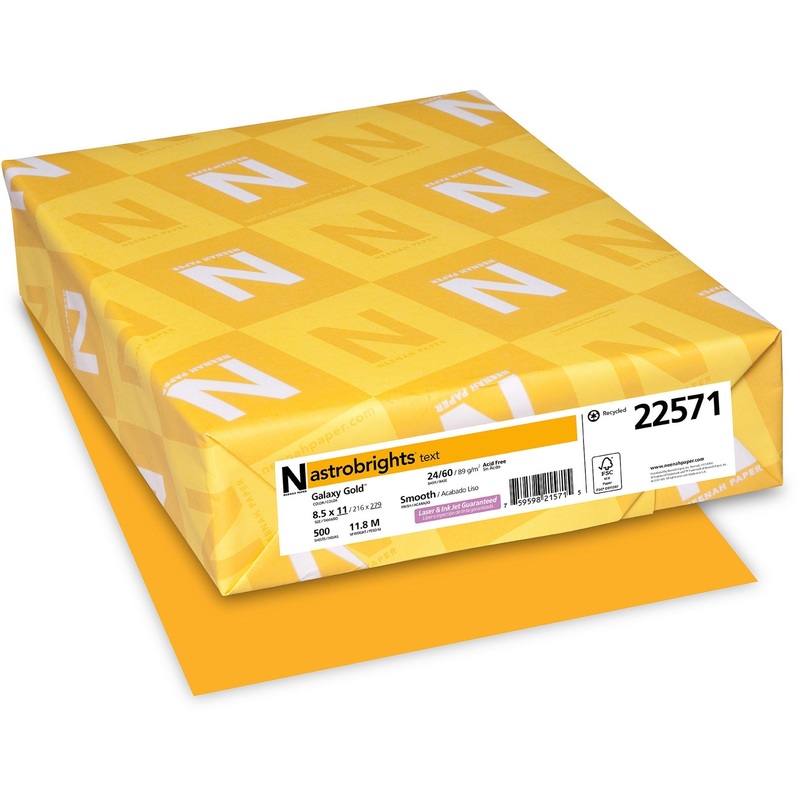 Astrobrights Color Copy Paper – Galaxy Gold – WAU22571