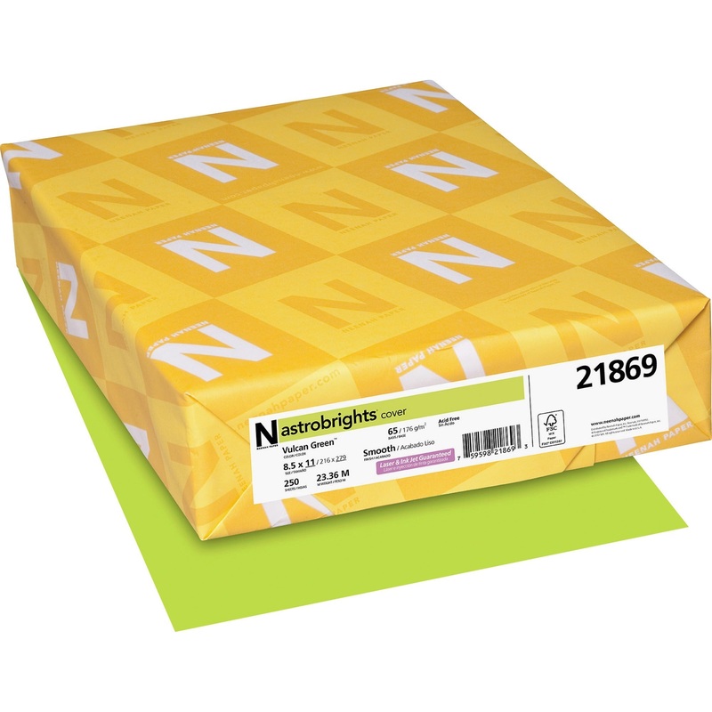 Astrobrights Color Cover Stock – Green – WAU21869