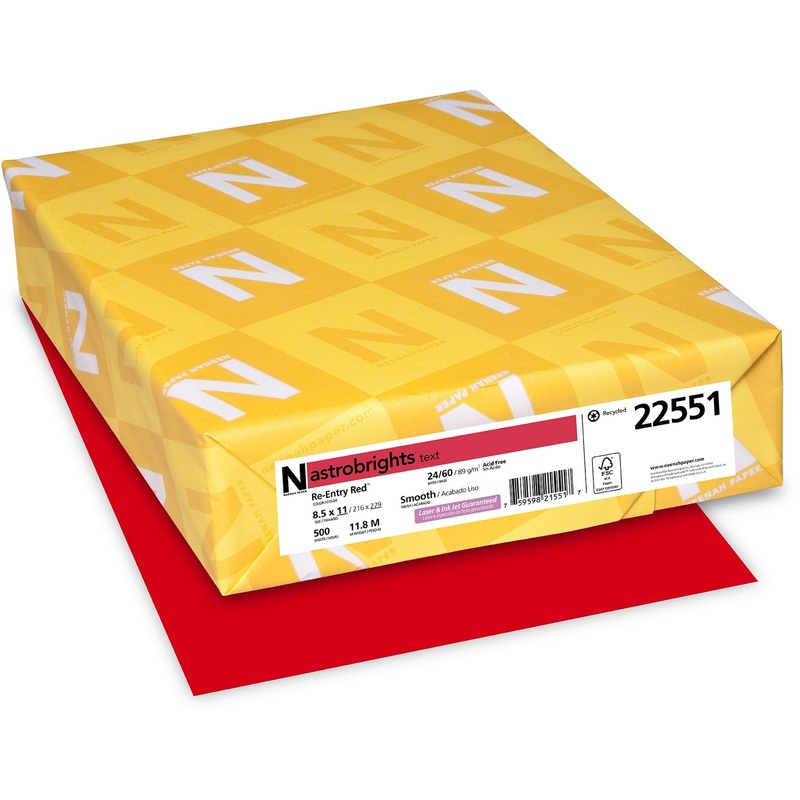Astrobrights Color Paper – Red – WAU22551