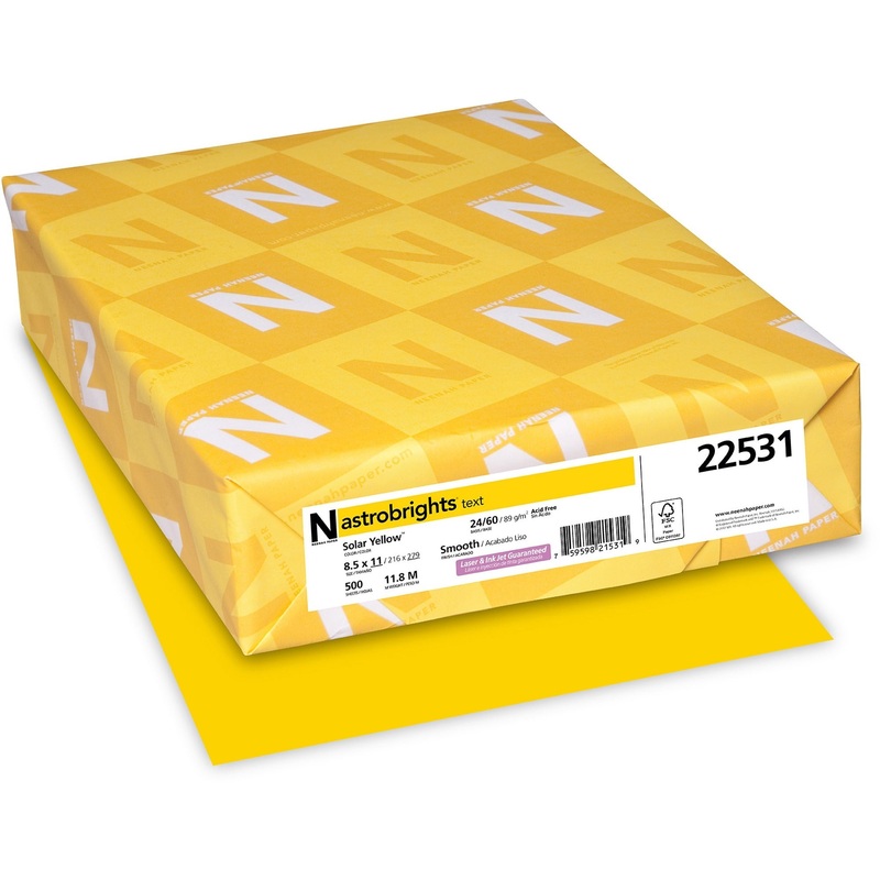 Astrobrights Color Paper – Yellow – WAU22531