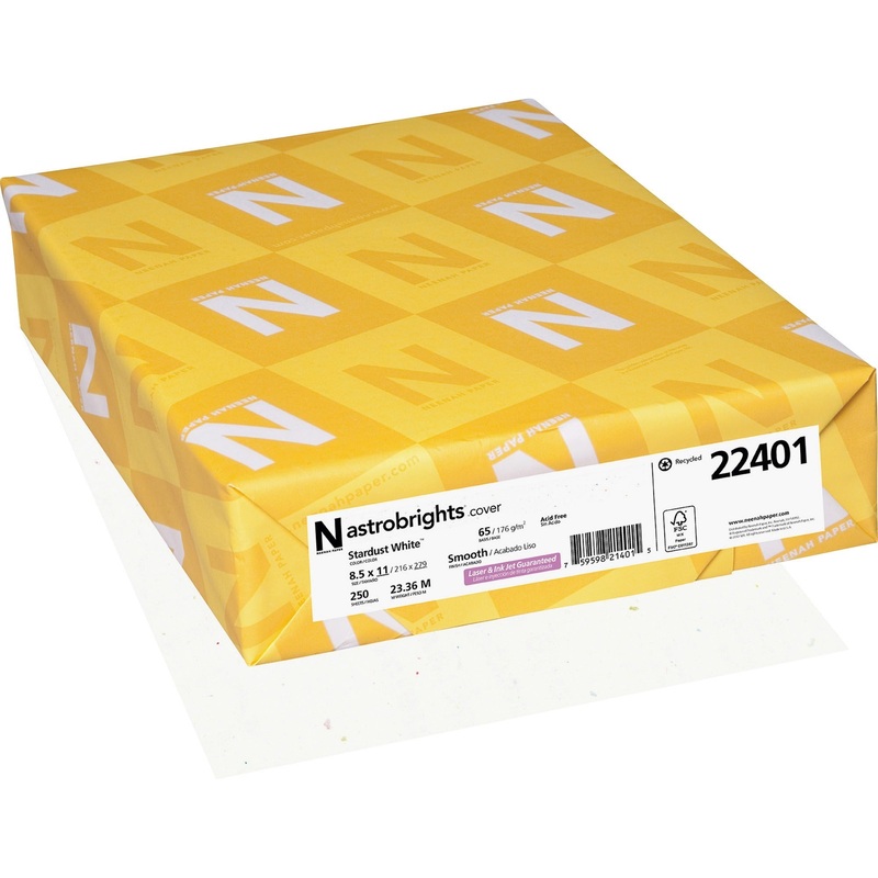 Astrobrights Colored Cardstock – Stardust White – WAU22401