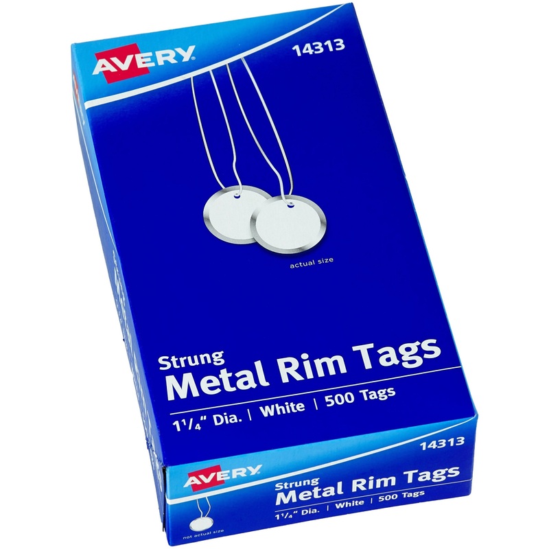Avery Metal Rim Key Tags – AVE14313
