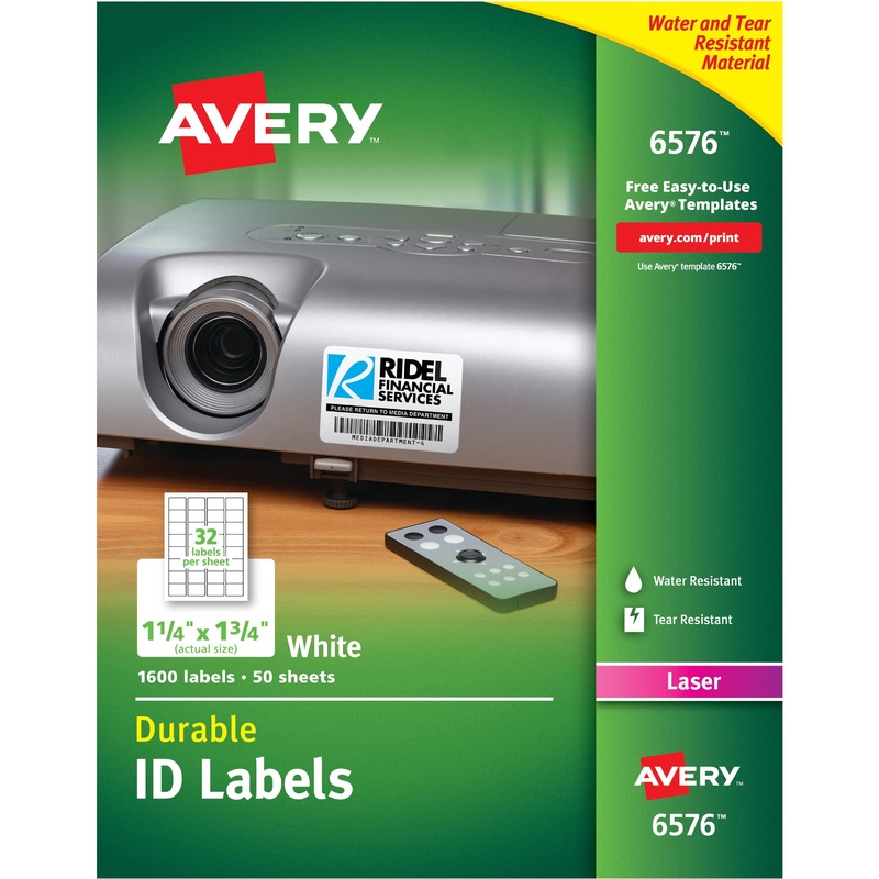 Avery TrueBlock ID Label – AVE6576
