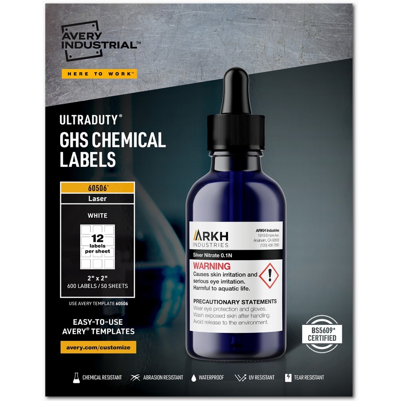 Avery UltraDuty Warning Label – AVE60506