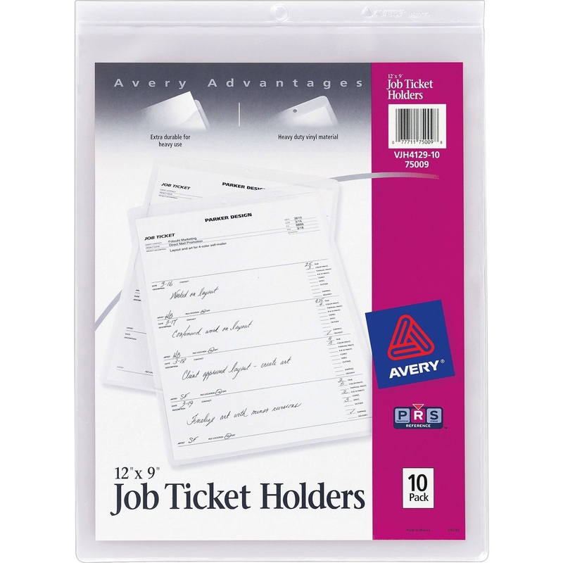 Avery Vinyl File Pocket – AVE75009
