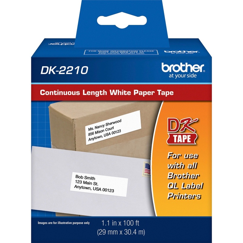Brother DK2210 – Continuous Length Paper Tape – BRTDK2210