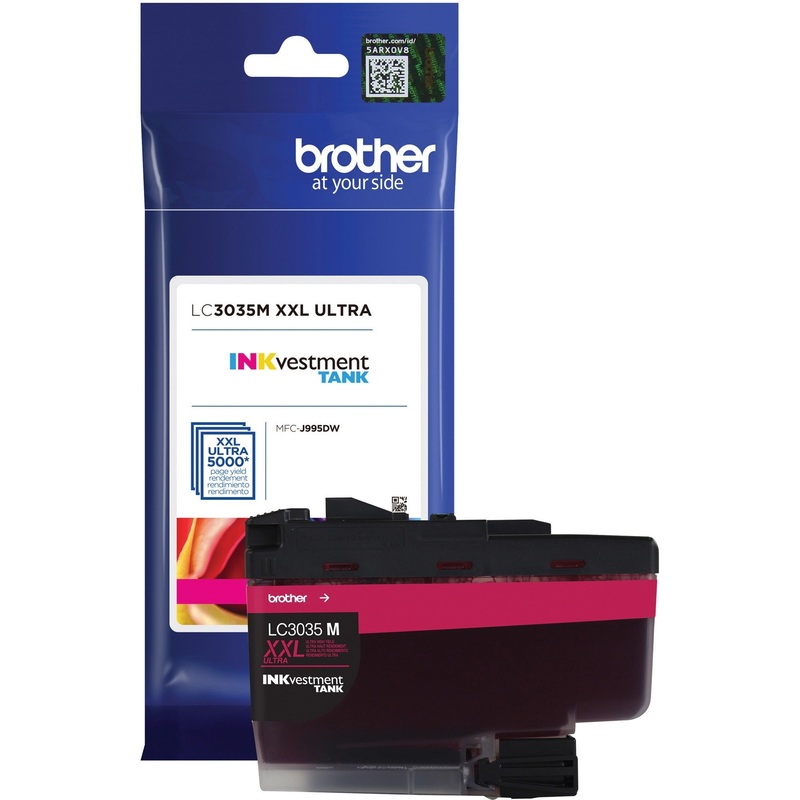 Brother Genuine LC3035M Single Pack Ultra High-yield Magenta INKvestment Tank Ink Cartridge – BRTLC3035M