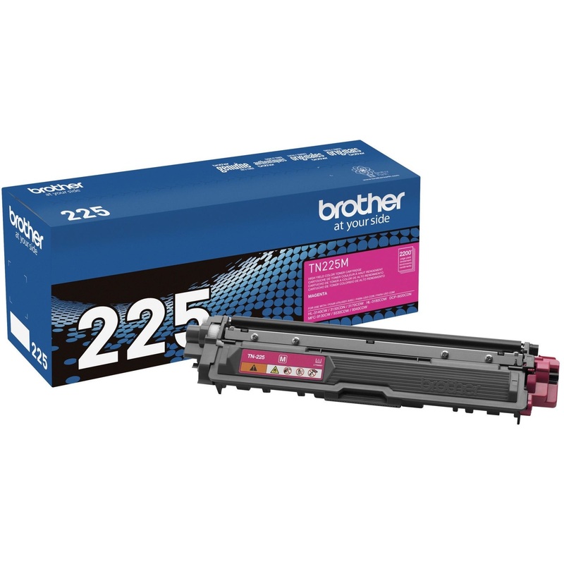 Brother Genuine TN225M High Yield Magenta Toner Cartridge – BRTTN225M