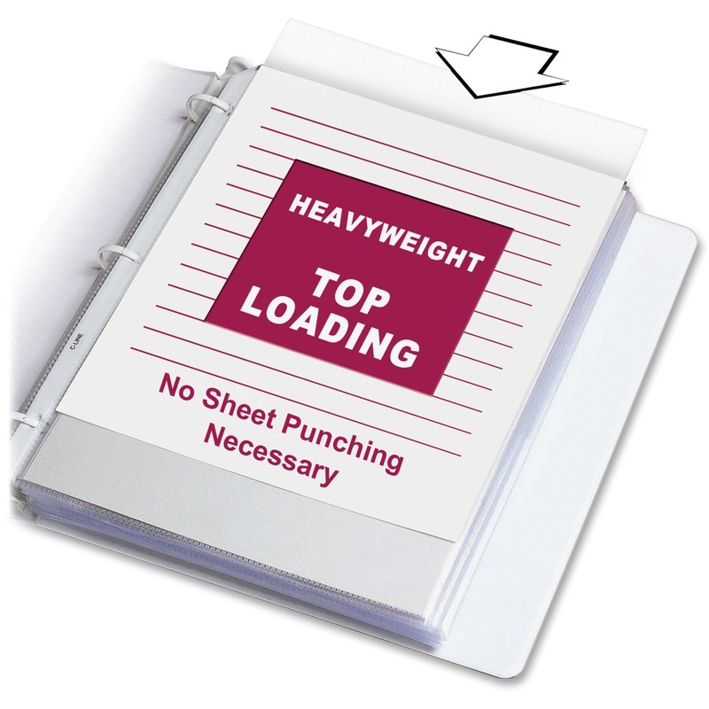 C-Line Heavyweight Poly Sheet Protectors – CLI62013