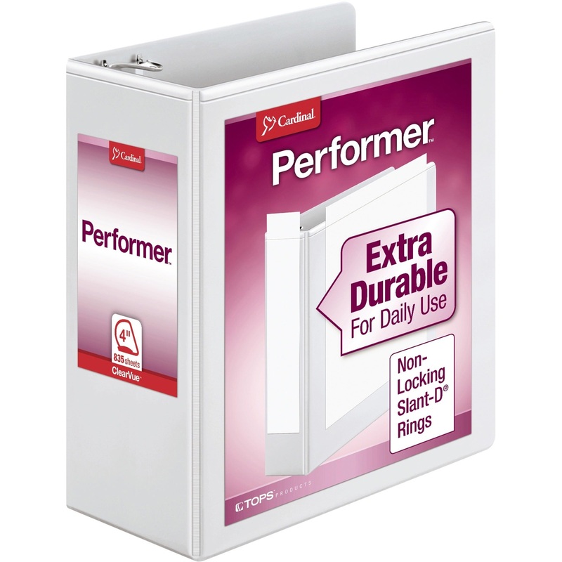 Cardinal Performer ClearVue Slant-D Ring Binder – CRD17810