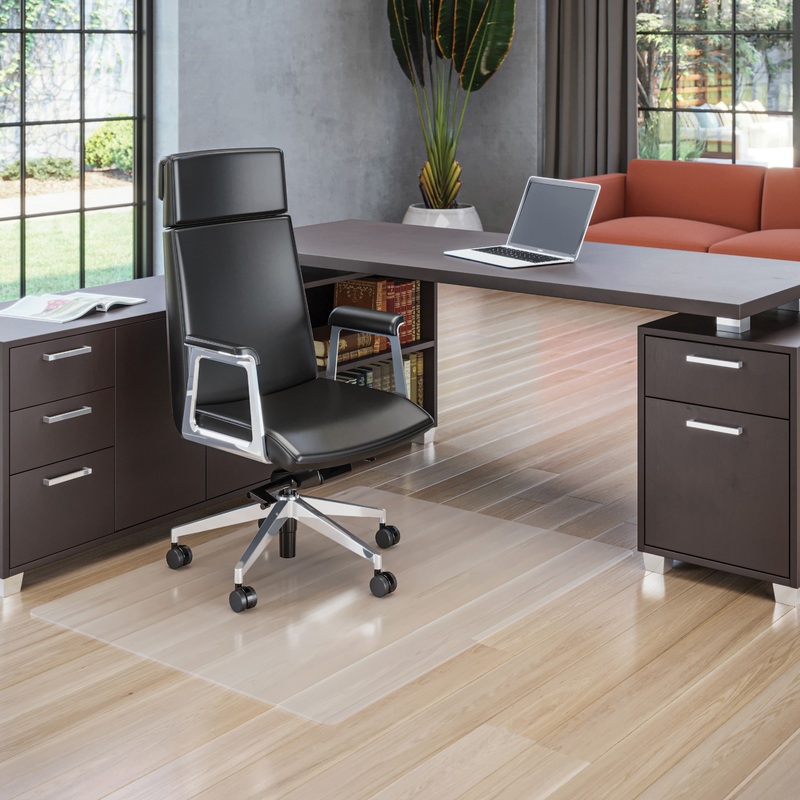 Deflecto Polycarbonate Chair Mat for Hard Floors – DEFCM21442FPC
