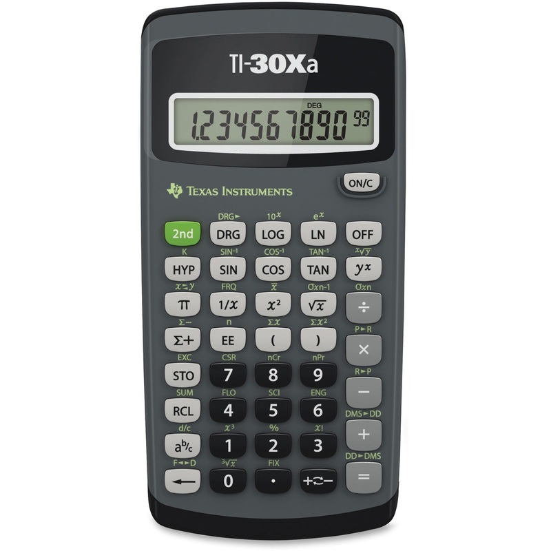 Texas Instruments TI-30XA Student Scientific Calculator – TEXTI30XA