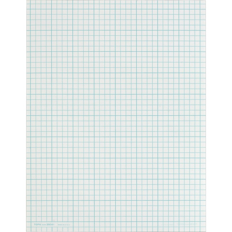 TOPS Cross Section Pad – Letter – TOP35041