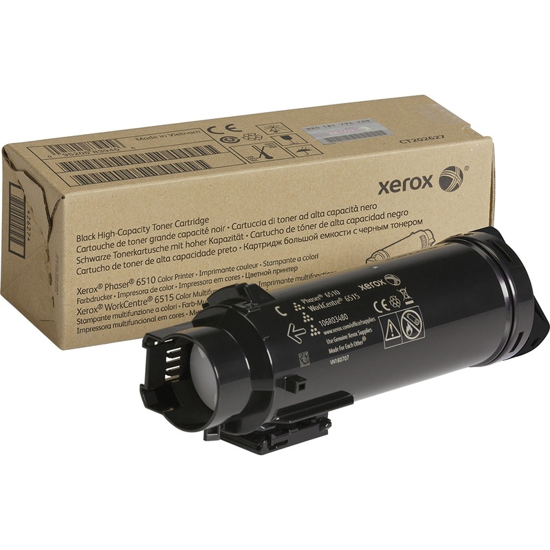 Xerox Original High Yield Laser Toner Cartridge – Black – 1 Each – XER106R03480