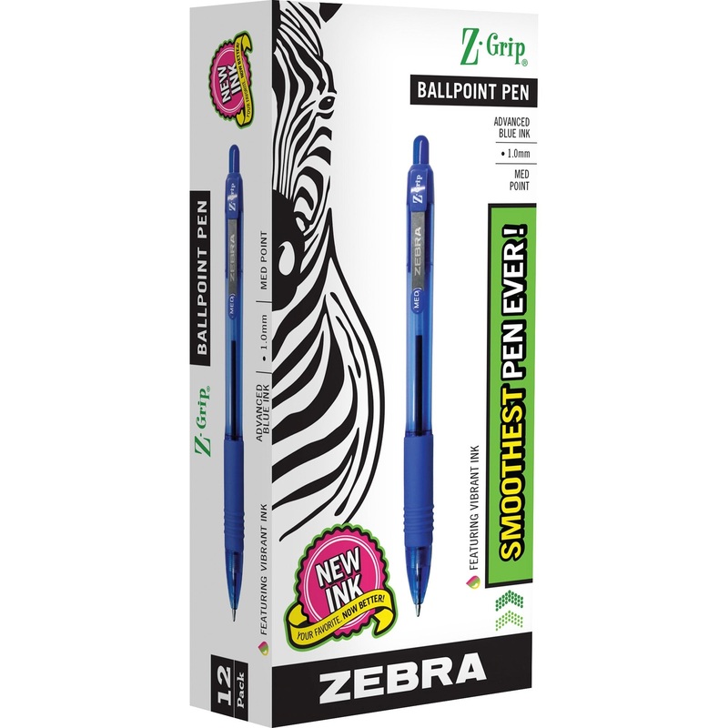 Zebra Z-Grip Retractable Ballpoint Pens – ZEB22220