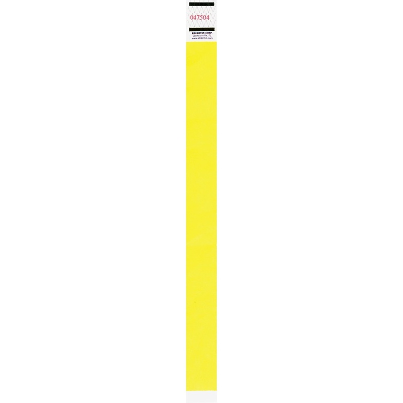 Advantus Neon Tyvek Wristbands – AVT91123