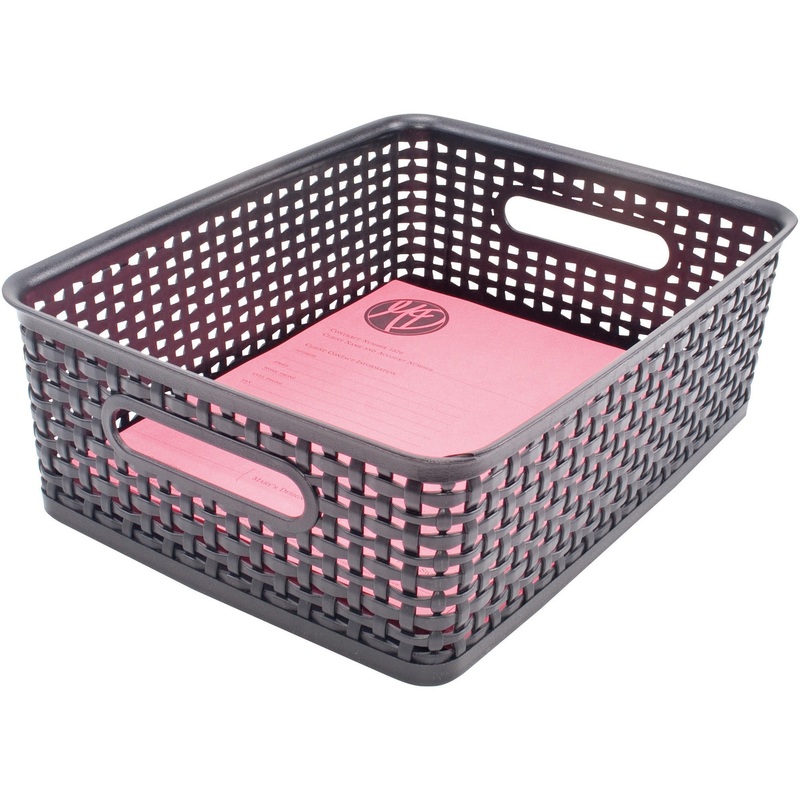 Advantus Plastic Weave Bins – AVT40327