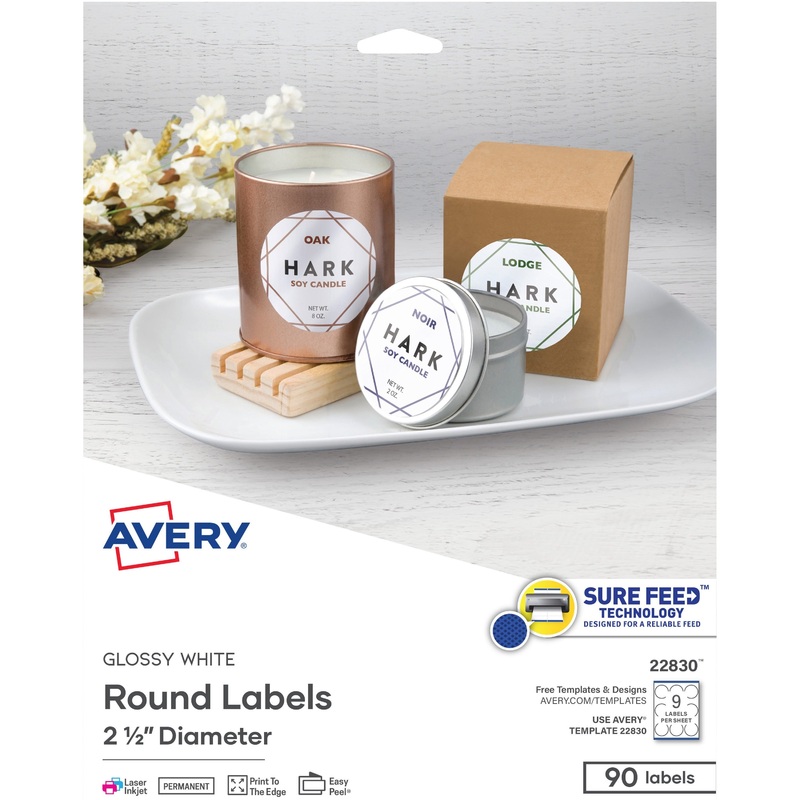Avery Circle Labels – Sure Feed Technology – AVE22830