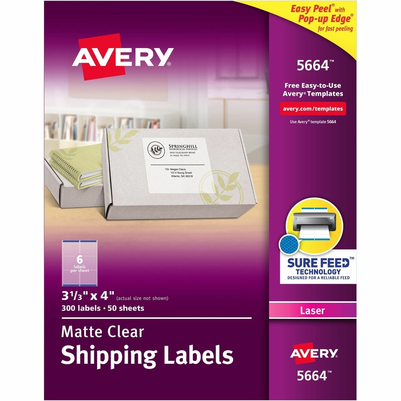 Avery Easy Peel Return Address Labels – AVE5664