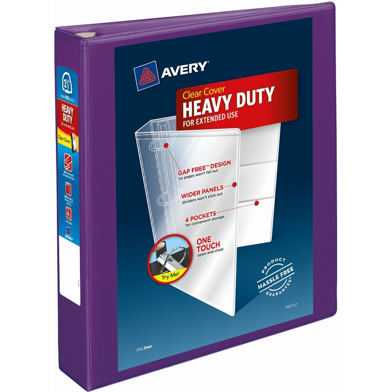 Avery Heavy-Duty View Binders – Locking One Touch EZD Rings – AVE79774