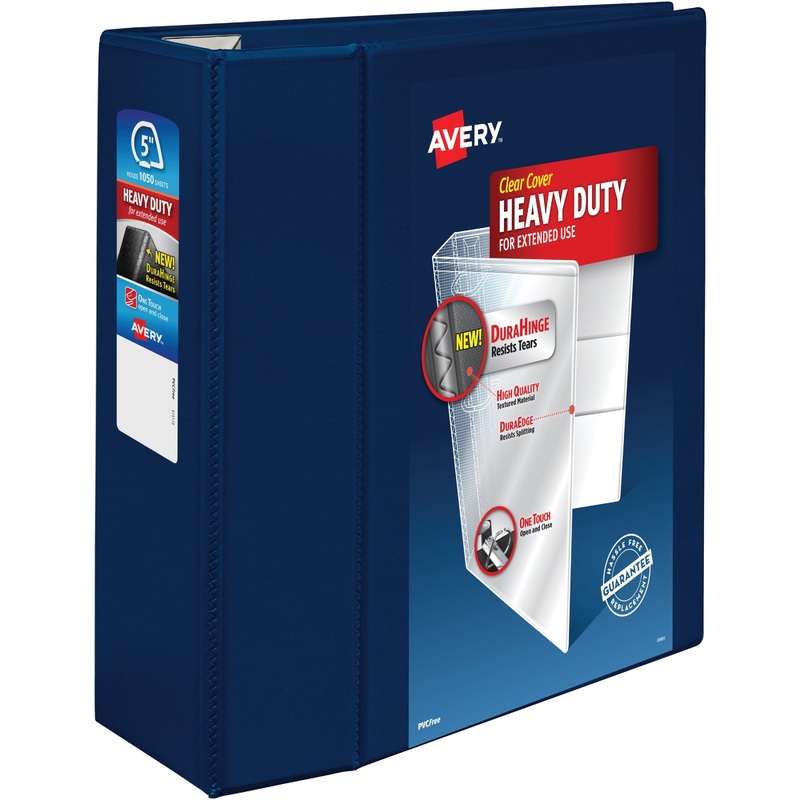 Avery Heavy-Duty View Navy Blue 5 Binder (79806) – AVE79806
