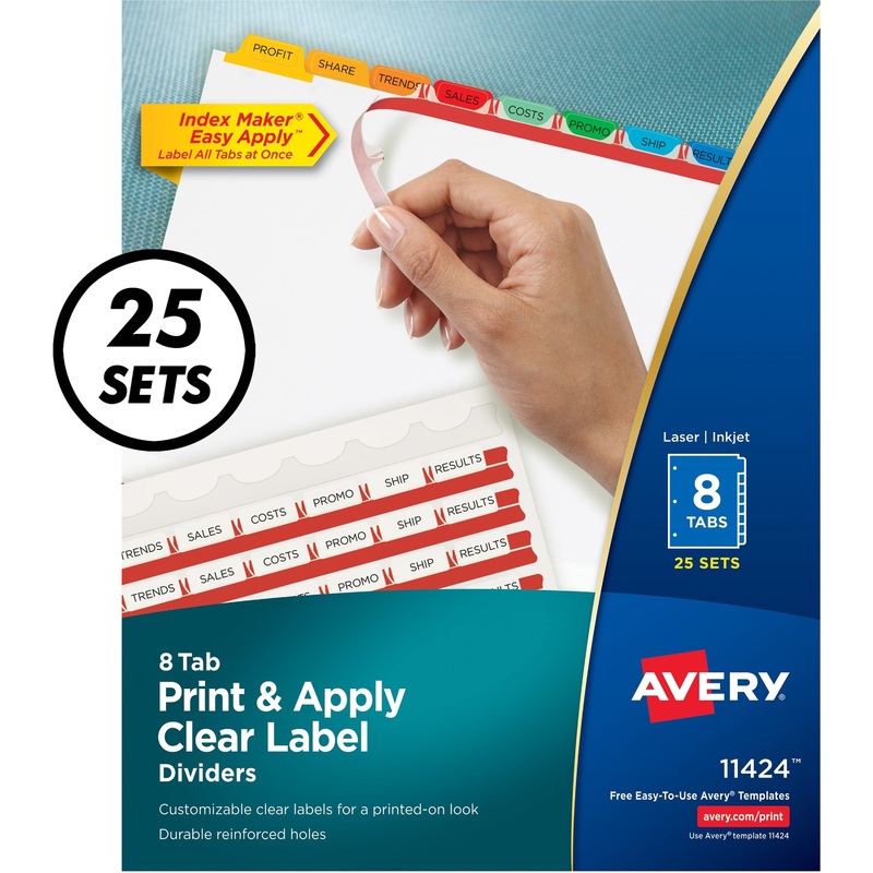 Avery Index Maker Index Divider – AVE11424