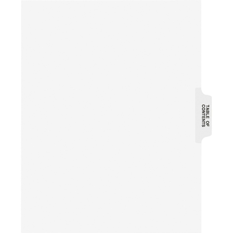 Avery Individual Legal Exhibit Dividers – Avery Style – Unpunched – AVE11910