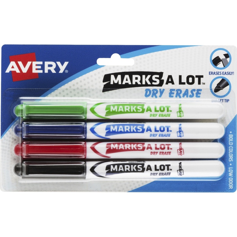 Avery Pen-Style Dry Erase Markers – AVE24459
