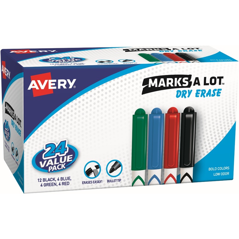 Avery Pen-Style Dry Erase Markers – AVE29860