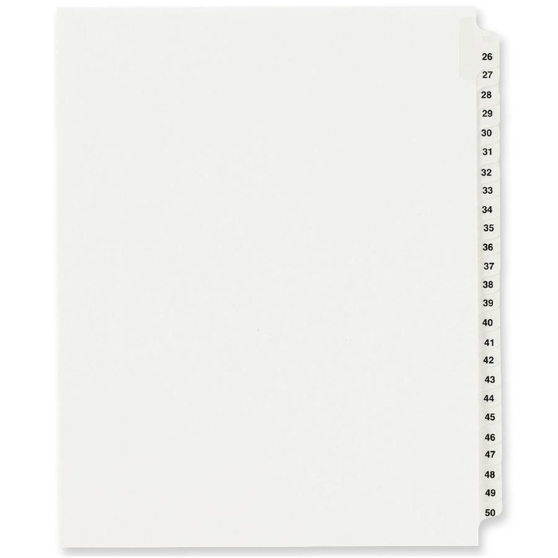 Avery Standard Collated Legal Exhibit Divider Sets – Avery Style – AVE01331