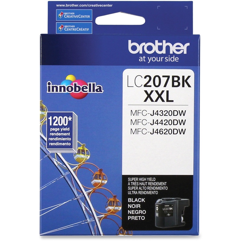 Brother Genuine LC207BK Super High Yield Black Ink Cartridge – BRTLC207BK
