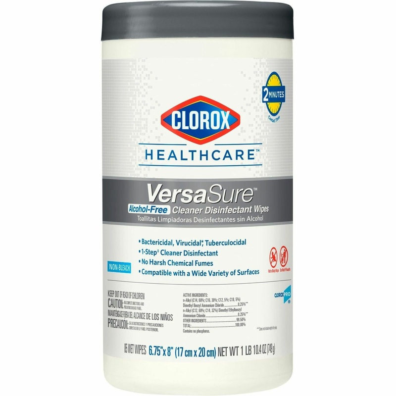 Clorox Healthcare VersaSure Cleaner Disinfectant Wipes – CLO31757