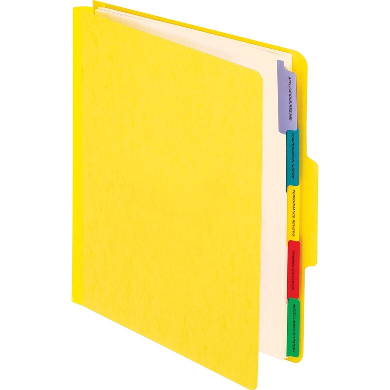 Pendaflex 1/3 Tab Cut Letter Recycled Organizer Folder – PFXSER1YEL