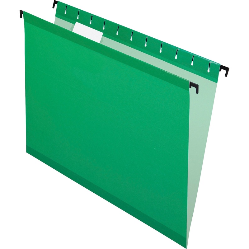 Pendaflex SureHook 1/5 Tab Cut Letter Recycled Hanging Folder – PFX615215BGR