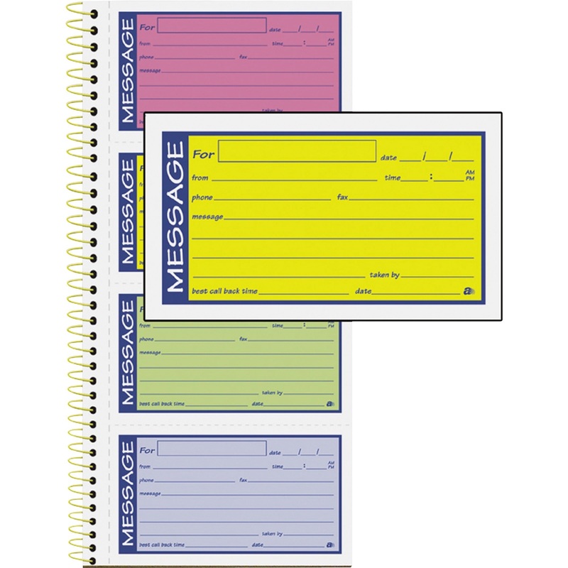 Adams 2-Part Carbonless Phone Message Books – ABFSC1153RB