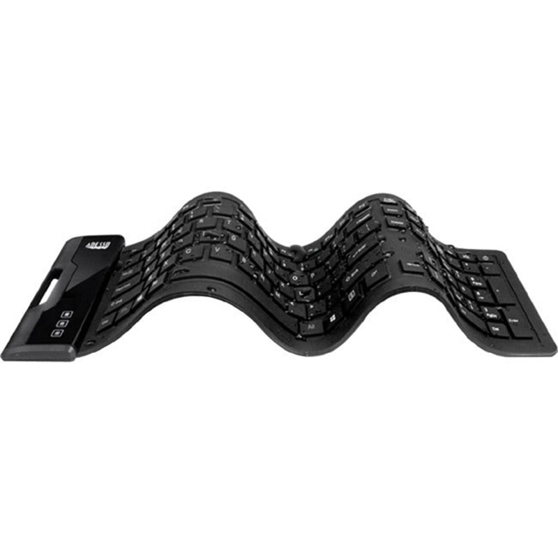 Adesso SlimTouch 232 Antimicrobial Waterproof Flex Keyboard (Full Size) – ADEAKB232UB
