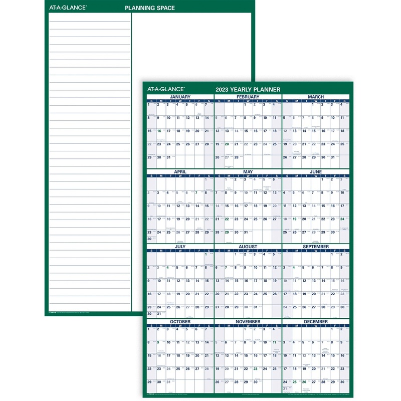 At-A-Glance Reversible Wall Calendar – AAGPM31028