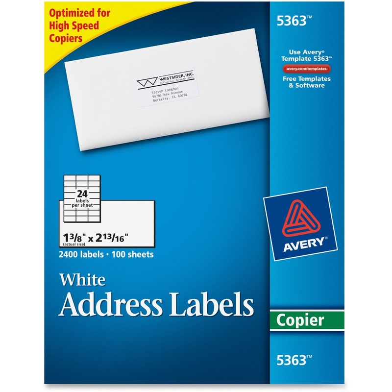 Avery Copier Address Labels – AVE5363